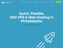 Tablet Screenshot of launchvps.com